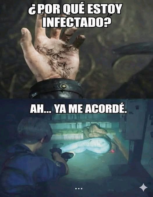 A veces nos preguntamos: ¿en qué momento empezó todo? 🤔 Luego vemos a nuestro personaje enfrentándose a esto y claro, ¡todo tiene sentido! 😅 ¿Con qué criatura de Resident Evil tienes más pesadillas? 👾