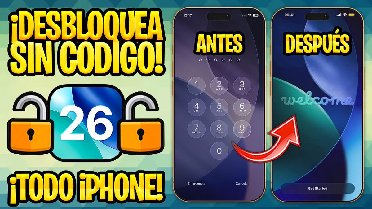 ¿Olvidaste la contraseña de tu iPhone? 😨📱 ¿Quedó bloqueado y no quieres perder tus datos?

Te muestro cómo desbloquear tu iPhone de forma segura, sin perder tu información personal 🔓✨
Olvídate del restablecimiento de fábrica 🚫

▶️ MIRA EL VIDEO AQUÍ: youtu.be/98ue9KPwUNA
