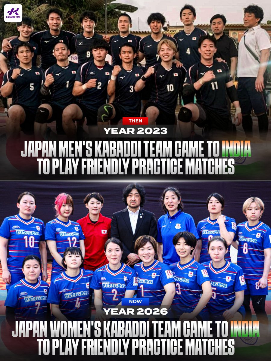 Japan Kabaddi is conducting regular tours and matches and is preparing for the upcoming Asian Games! 🇯🇵🤝🇮🇳

#japankabaddi #japanvsindia #asiangameskabaddi #indiavsjapankabaddi #kabadditime