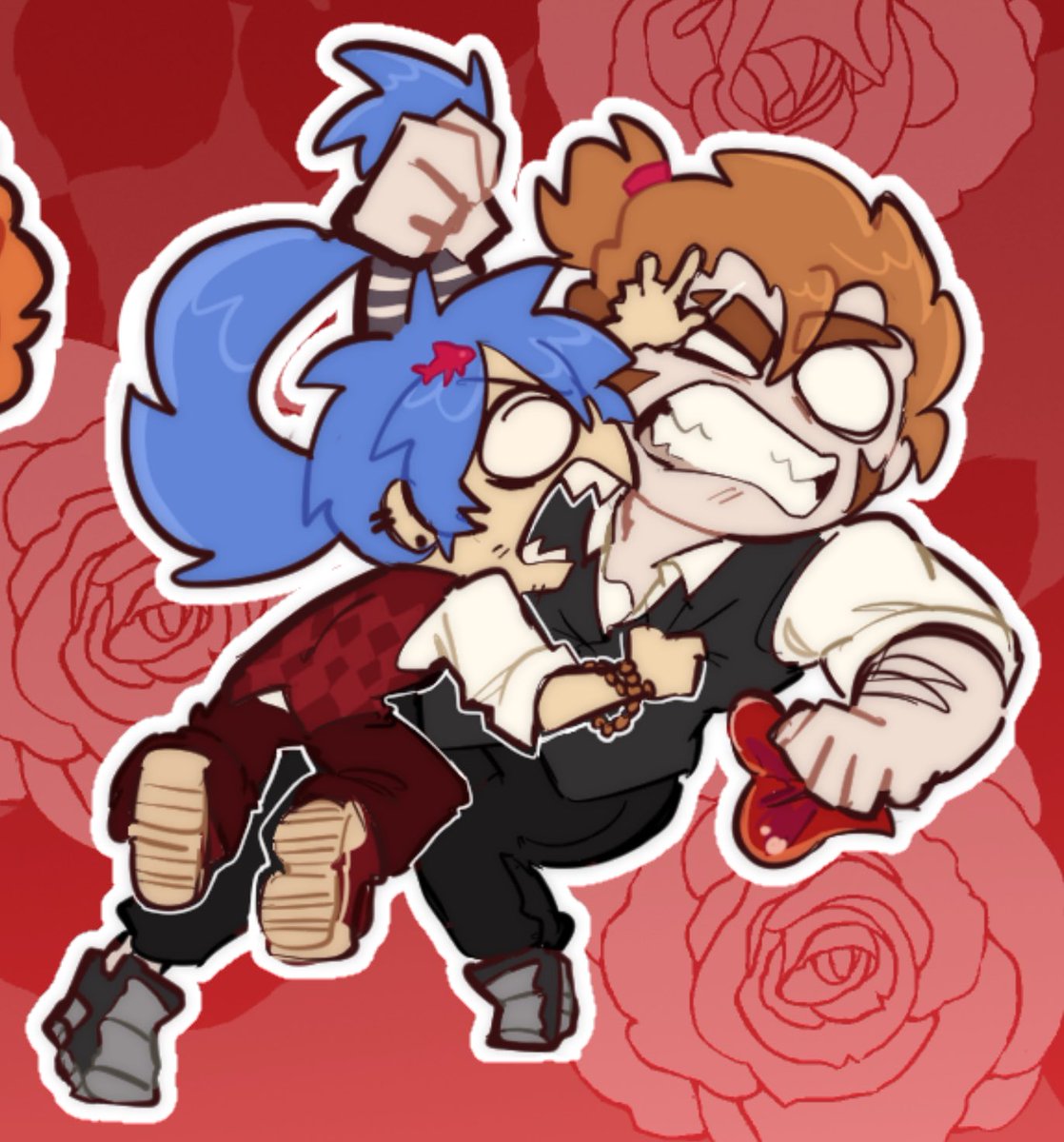 RedMyst_'s tweet photo. #sharkpunch #shadowfire <- gift for my silly friend sharp :3 https://t.co/deWoKvhXIM