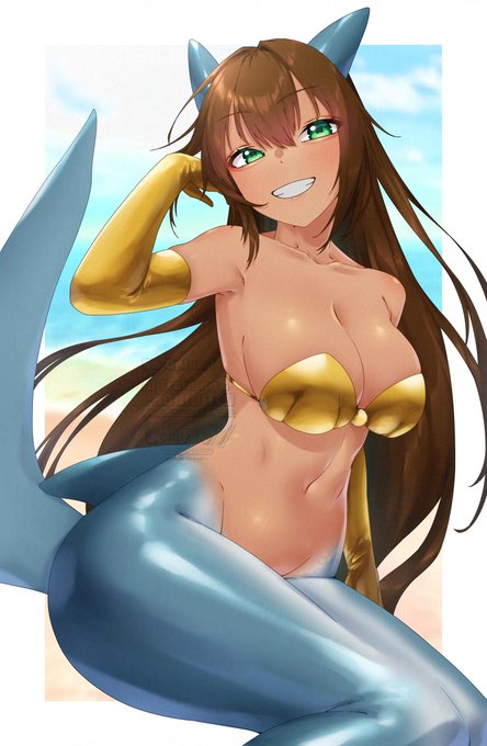 七海アヲノ🩱🧜‍♀️お仕事募集中さんはコミッションを募集しています! https://t.co/Wr9IaCV1C3 #Skeb #Commission @skeb_jpより 