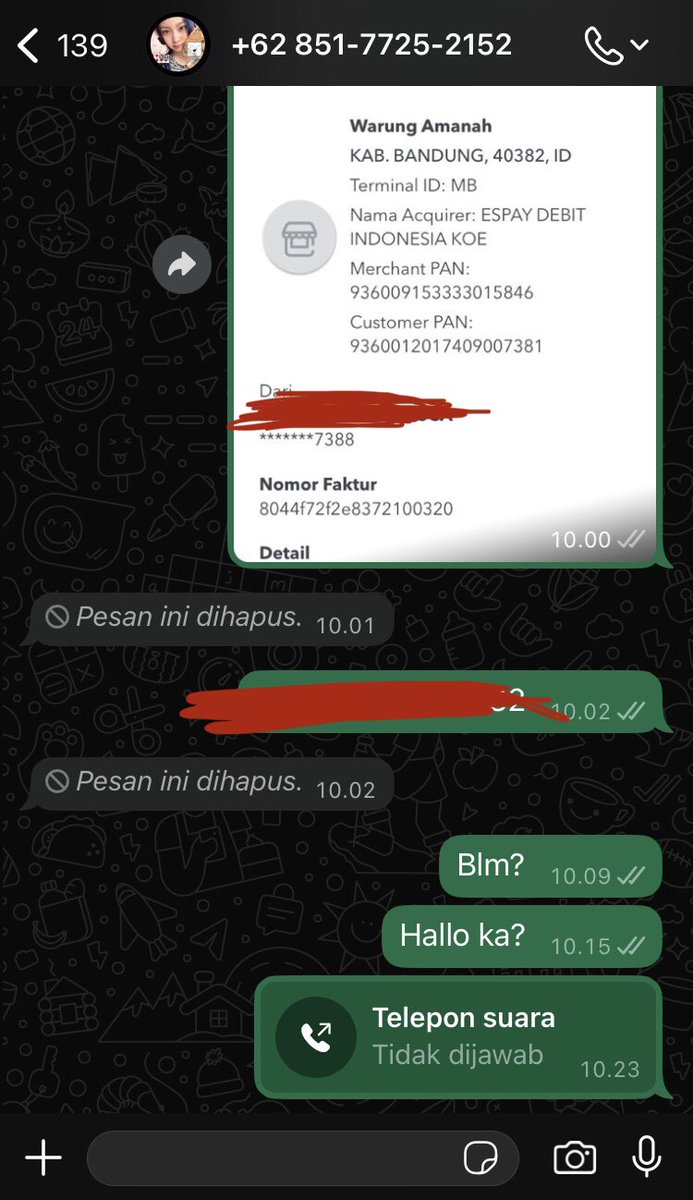 teoodooric's tweet photo. Penipu convert saldo @sentuut, walaupun receh semoga jdi penyakit di badan kamu ya tum02 or k4nke2 deh wkwk🫣 wa +62 851-7725-2152 #zonauang #zonajajan https://t.co/DsIfair9fB