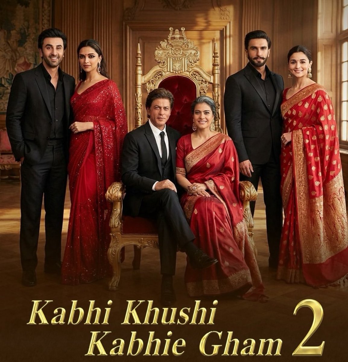 KshitizCritic's tweet photo. If Karan Johar decide to make Kabhi Khushi kabhi Gham Part -2, Which Starcast will be better?? 

Starcast -1 :- #RanbirKapoor - #RanveerSingh - #DeepikaPadukone - #AliaBhatt with Shah Rukh Khan and Kajol🔥🔥

Starcast -2 :- Varun Dhawan - Kartik Aryan - Alia Bhatt - Jhanvi Kapoor with SRK and Kajol 🥶🥶