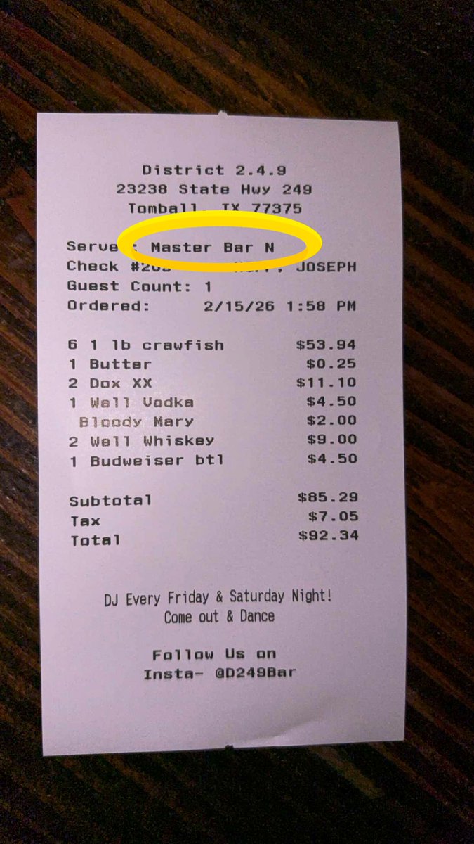 Got a girl paying for drinks, who’s covering food for their master today?