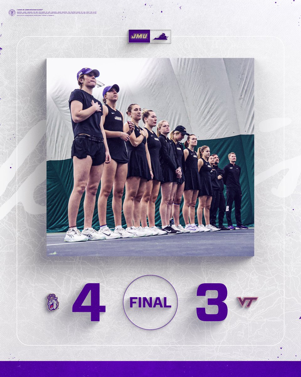 This team never quit!

For the first time since 2000, JMU takes down Virginia Tech!

#GoDukes