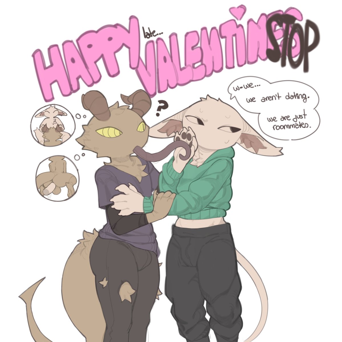 and they were roomates