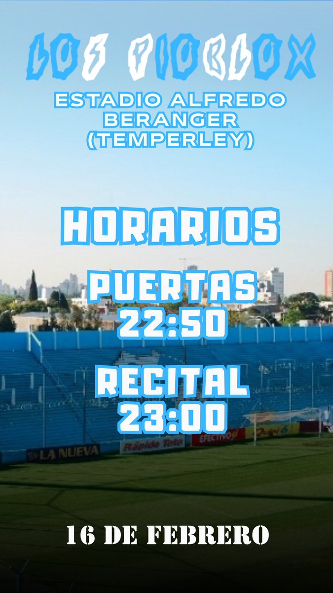 lospioblox's tweet photo. ¡COMO UNIRSE Y HORARIOS PARA NUESTRA VUELTA A LOS ESTADIOS! 🤘🔥 https://t.co/YI5Bs8NmeY