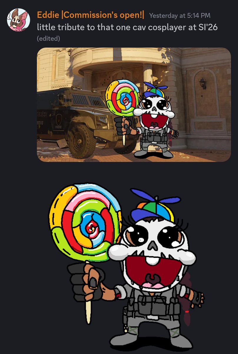 I got fanart 😭😭

Made by eddie9000 on discord