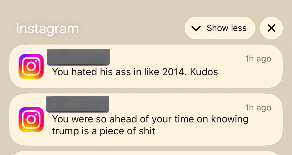 dude from high school dm’d me this. deeply gratifying