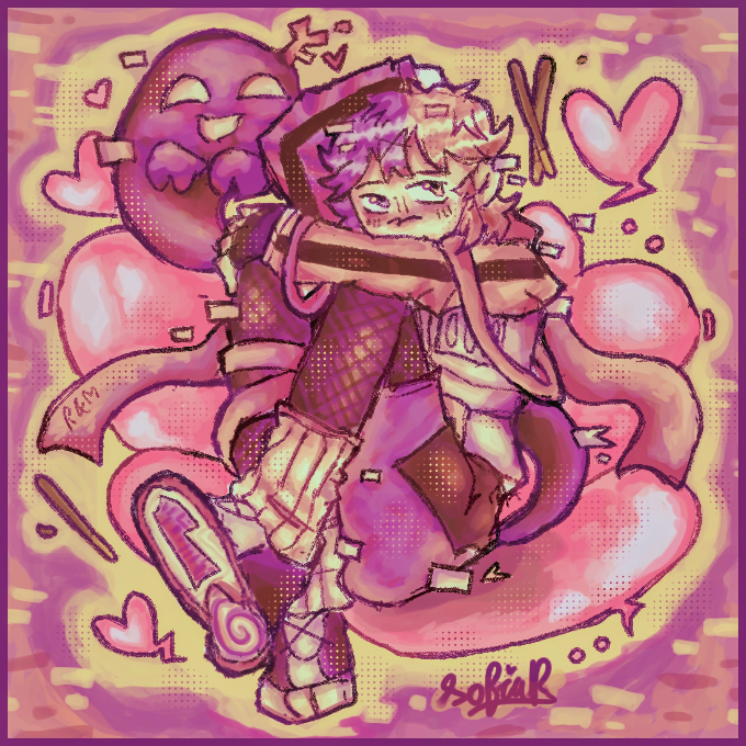 metr0missingno_'s tweet photo. day 307:

sorry for the inactivity!! I had exams 💔 I'm back now though !!

ANYWAYS LATE VALENTINES ART W/ HUMANIZED MISSINGNO YAYY😋😋

#missingno #pokemon #fnflullaby https://t.co/11j1fz40K3