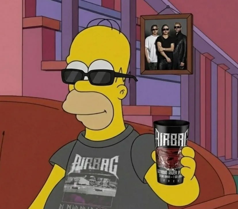 - pq tan elegante homero? 
- hoy toca airbag en el cosquín muchacho