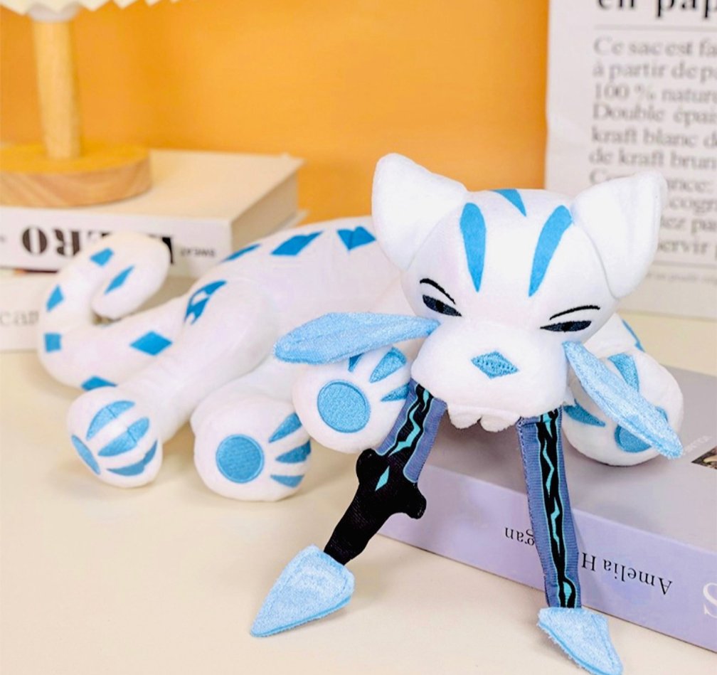 found a bootleg chien pao plush on mercari but it's actually so cute i might need her. look at the sleepy baby