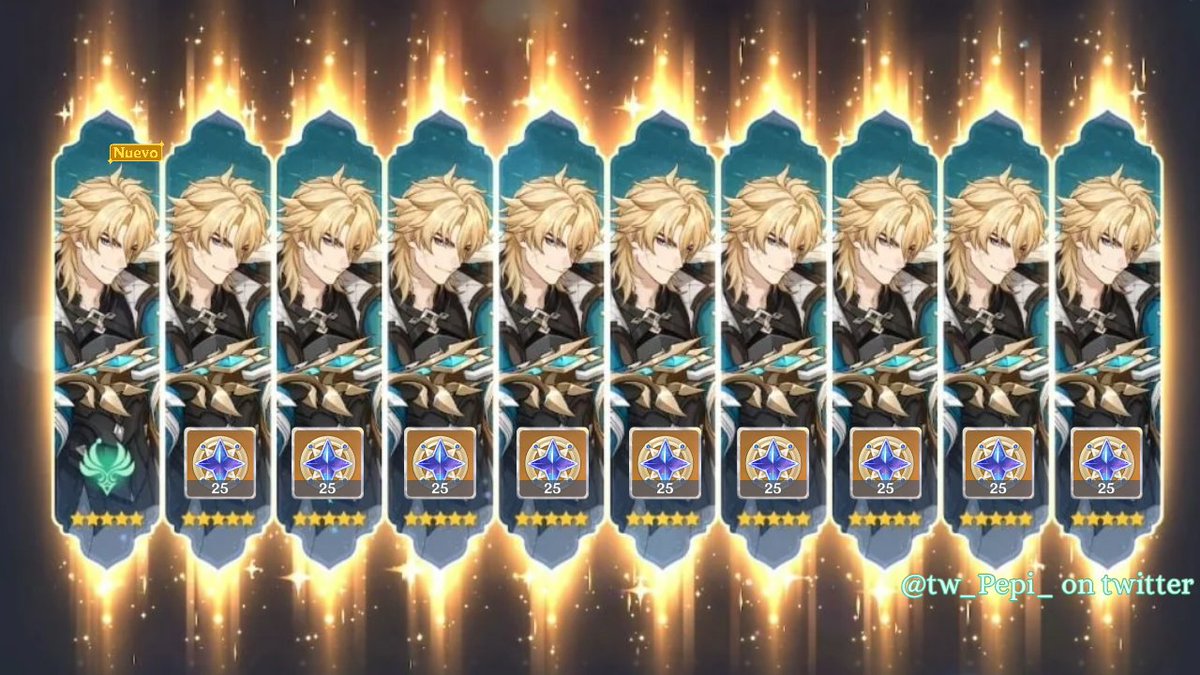 Perdón el parate que tuve pero acá sigo la cadena de oración 

💫Manifestando que todas las personas que tiren al banner ganen el 50/50 de Varka en early pity y ganen su arma en early pity también💫