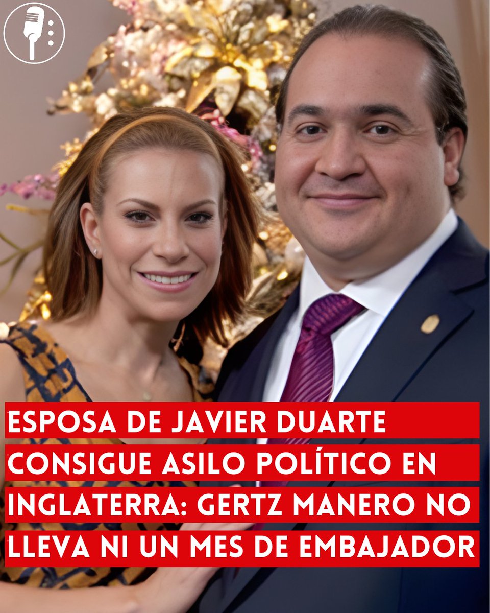 🚨#ULTIMAHORA | Karime Macías Tubilla, ex esposa de Javier Duarte de Ochoa, ex gobernador de Veracruz, obtuvo asilo en Reino Unido, por lo que ya no será extraditada a México para enfrentar las acusaciones de fraude específico por 112 millones de pesos en agravio del DIF de esa