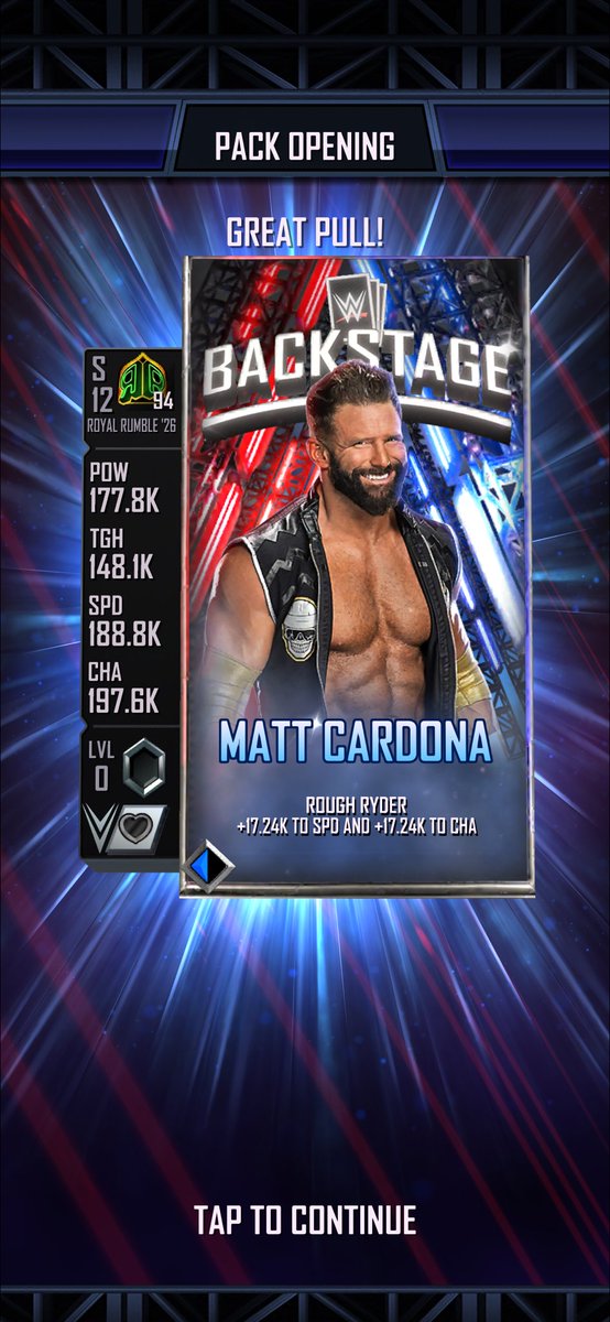 AlexGoat1994's tweet photo. Got the NEW @TheMattCardona WWE BACKSTAGE card in @WWESuperCard

He ALWAYZ READY https://t.co/nnH8PawDSK