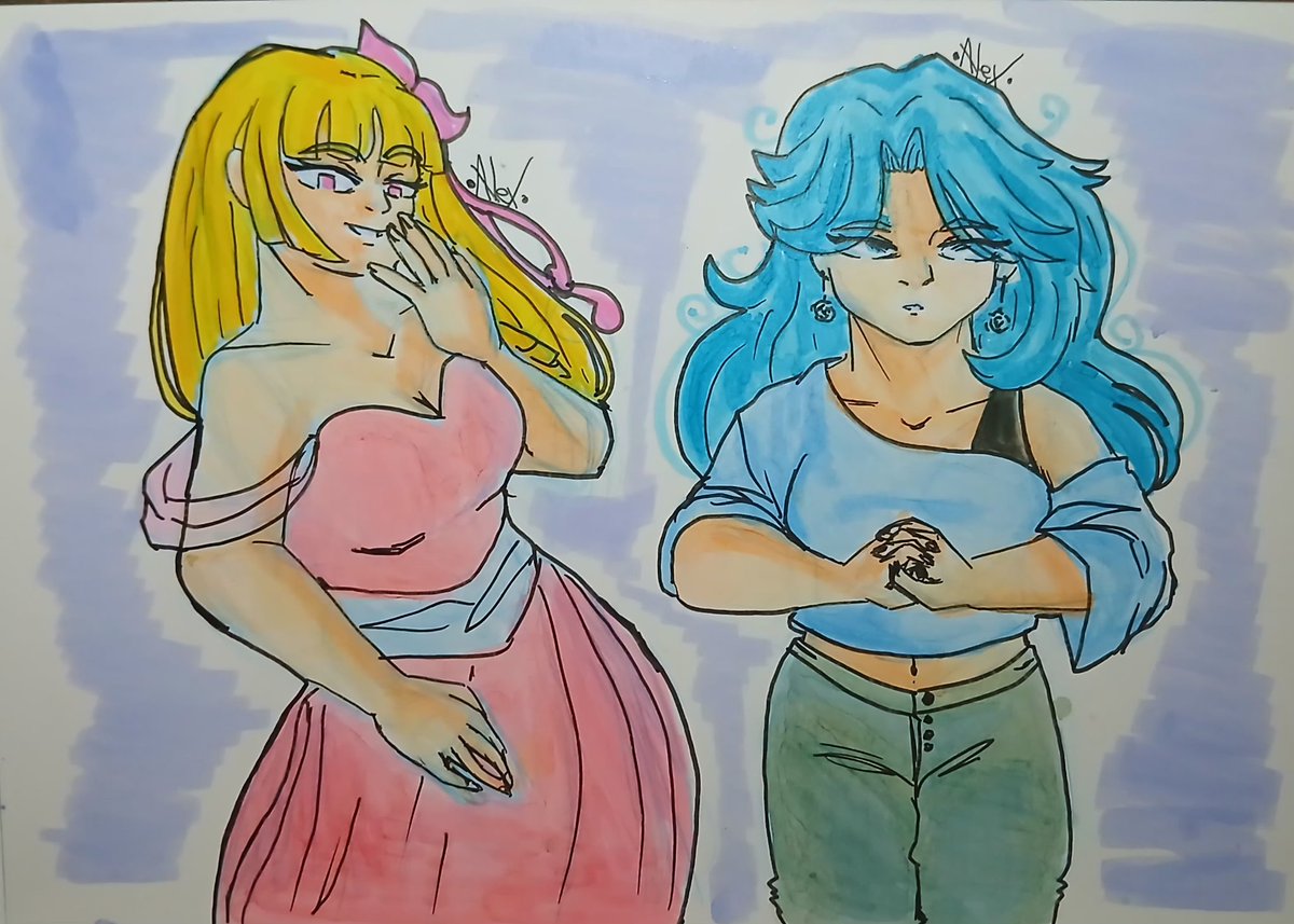 unxrandommas's tweet photo. Siempre olvido que tengo OC JAJAA
Pero bueno hace meses me compré una "almohadilla de marcador" (no es mame así se llama) y lo volví a probar...no me gusto mucho 😅
#ocart  #OC #marker 
#Alexoc (les quiero mostrar lore) https://t.co/r4V8CegP6i
