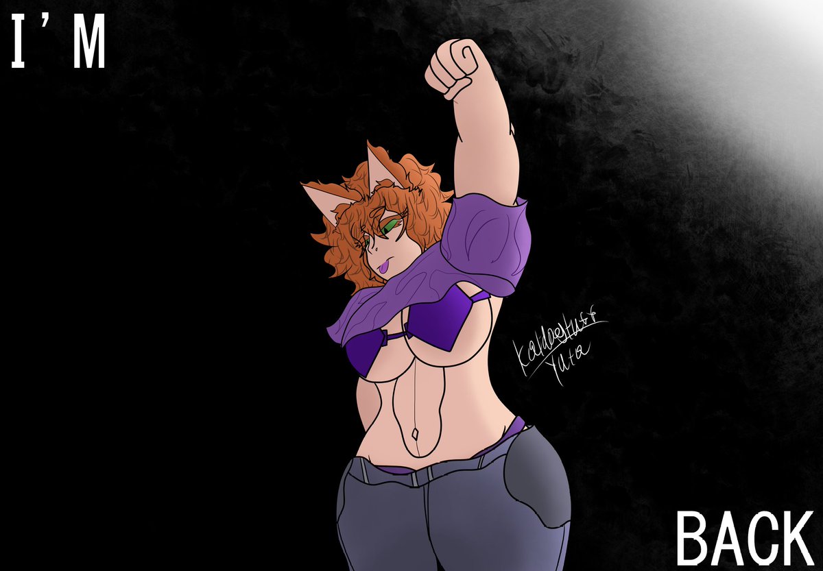 _ProtoBur_'s tweet photo. I went on break, but now I'm back.

I'll upload regularly again :P

Peak person on the Lady Gaga and Billy Eilish meme: kitty_artlol (Instagram) https://t.co/Vx6izgKwPx