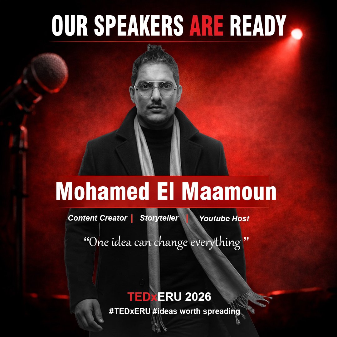 Elldeeboo's tweet photo. يوم الثلاثاء القادم على مسرح الجامعة الروسية
TEDX-ERU https://t.co/4Z4ceyLe5T