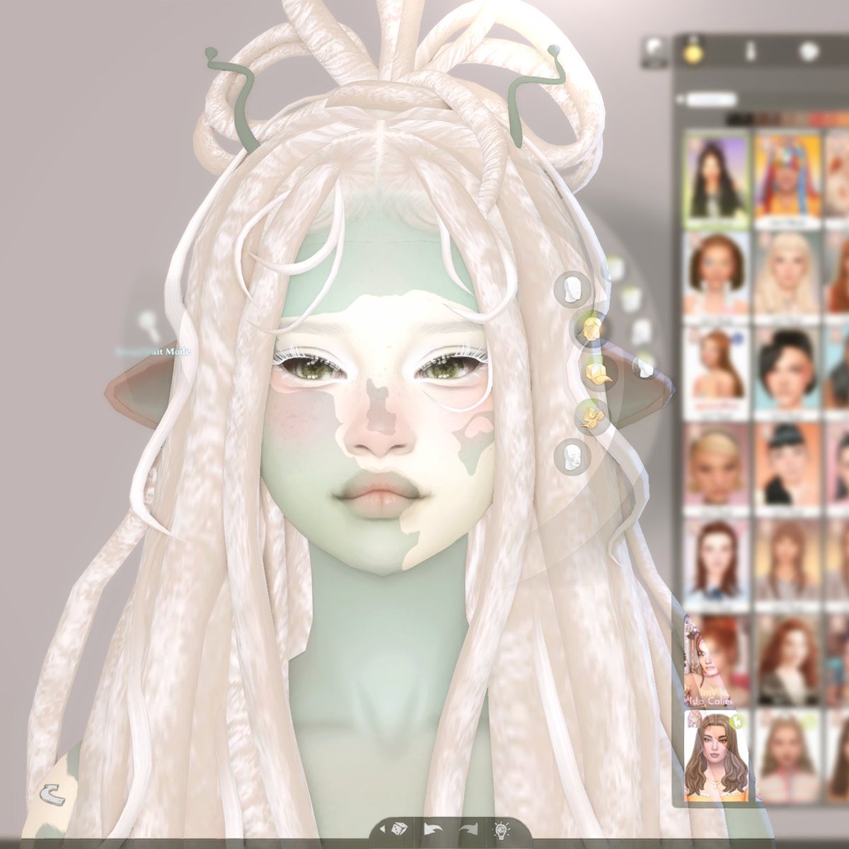 babyfaesims's tweet photo. trying to decide a color pallet for her and a name https://t.co/7yEStmIywz