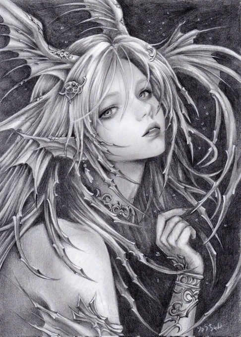 #私はこういう絵を描いています 鉛筆で描くのが好き #アナログイラスト #拡散RT希望