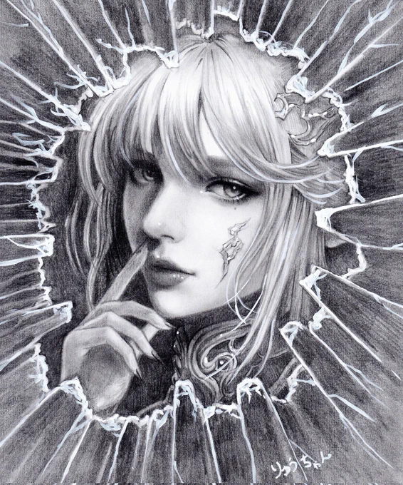 #私はこういう絵を描いています 鉛筆で描くのが好き #アナログイラスト #拡散RT希望