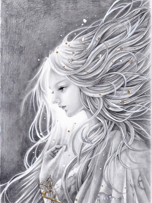 #私はこういう絵を描いています 鉛筆で描くのが好き #アナログイラスト #拡散RT希望