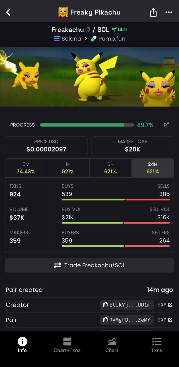 CryptoPr1sm's tweet photo. Dex paid 

$Freakachu
8UTFh1xaZkjKpv1tHHG9ttypzKaJZS5fjp1phTYHpump https://t.co/d0aWjKNrs0