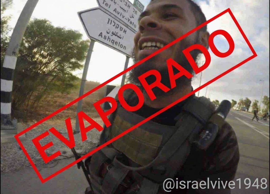 Hoy fue eliminado el terrorista Ahmed Buyak, uno más que actuó en  la masacre del 7 de octubre.

Una a uno hasta que no quede ninguno 

Sigue y comenta en @israelvive1948