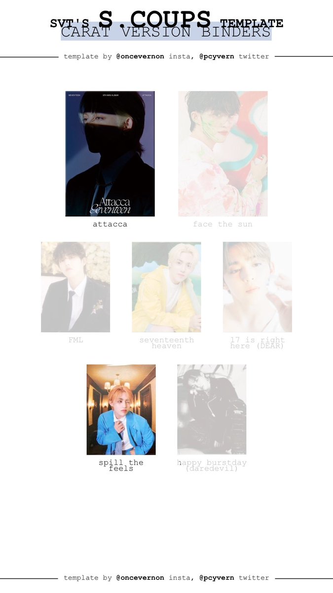 cycartt's tweet photo. update 

wtb lfs scoups carat versions attacca spill the feels 

preferred to one seller🤧 https://t.co/oendrFD79k