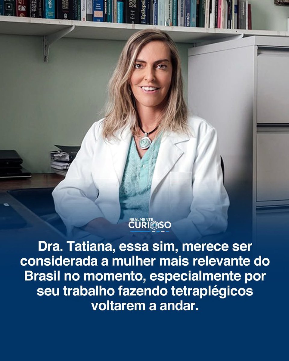 Essa maravilhosa merece ganhar o Prêmio Nobel da Medicina! O que parecia impossível ela tornou realidade! Que Deus continue abençoando e Jesus iluminando sua caminhada!