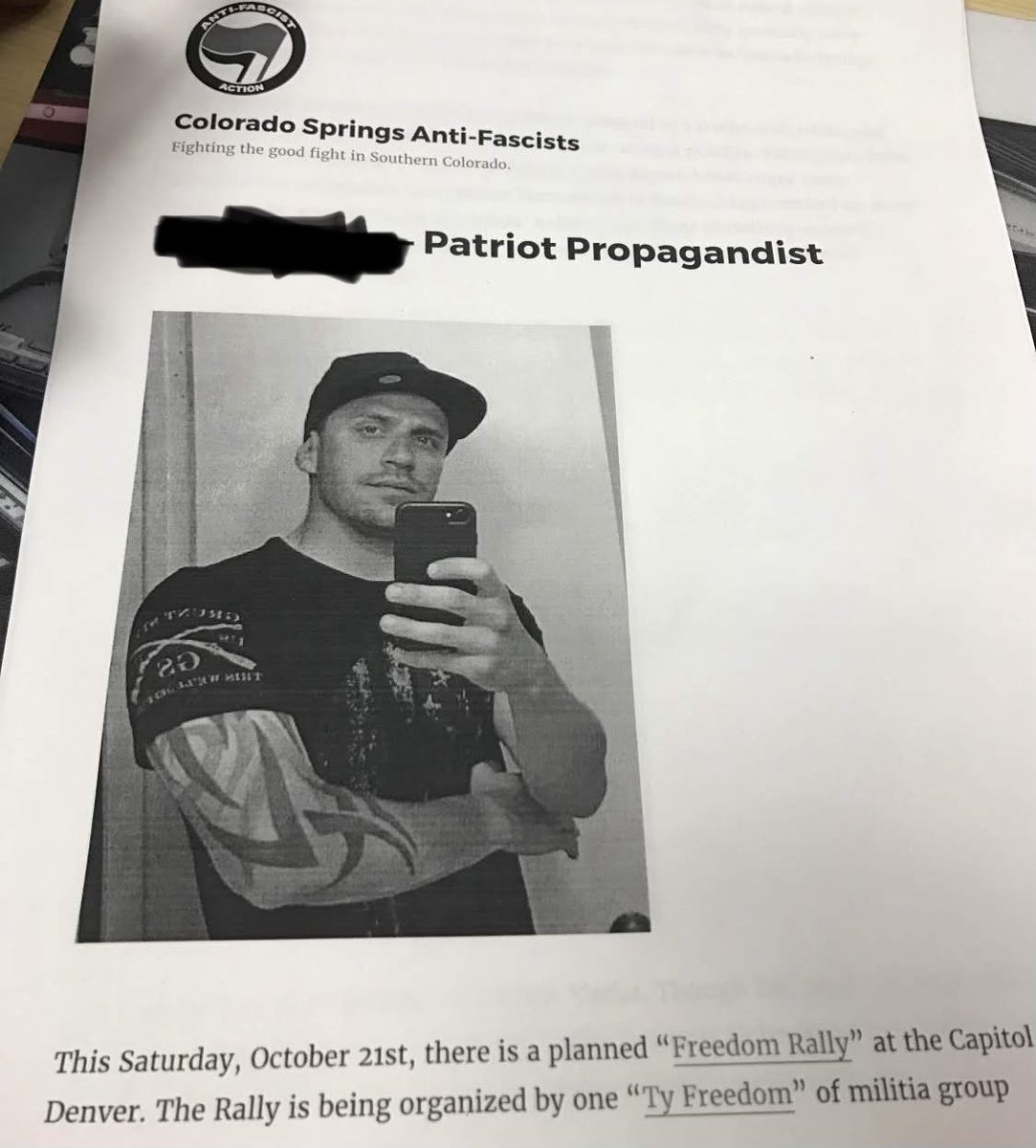 From Iraq to Afghanistan, and then here at home I have always been fighting for my country and always will. Antifa doxxed me, attacked me, had the FBI come to my house and tried to ruin me in 2017 for standing up against their BS. 

The left is violent, the left is evil, the left