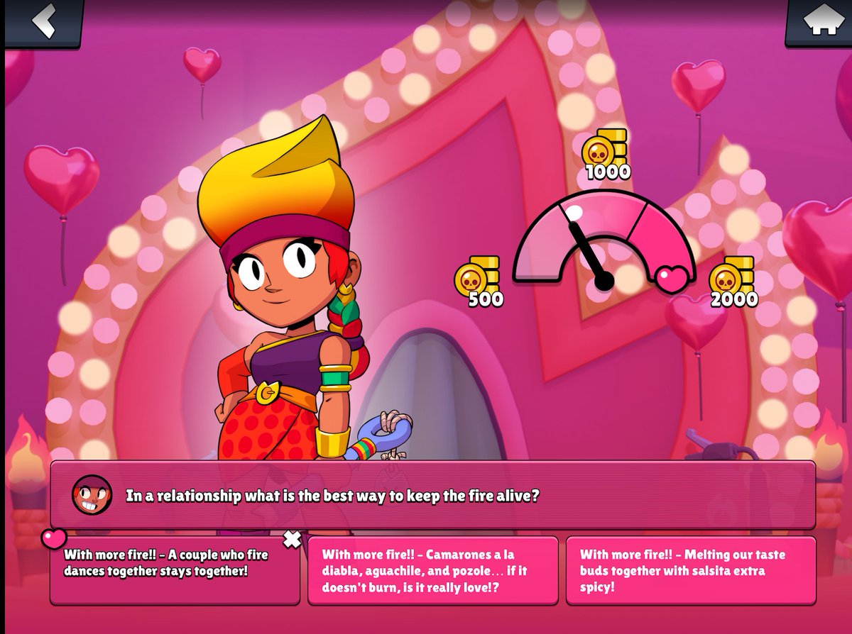 007Carrot's tweet photo. @BrawlStars - Date with Amber - Final Option

#Brawlentines #Brawlstars https://t.co/AA3dcDaUn5