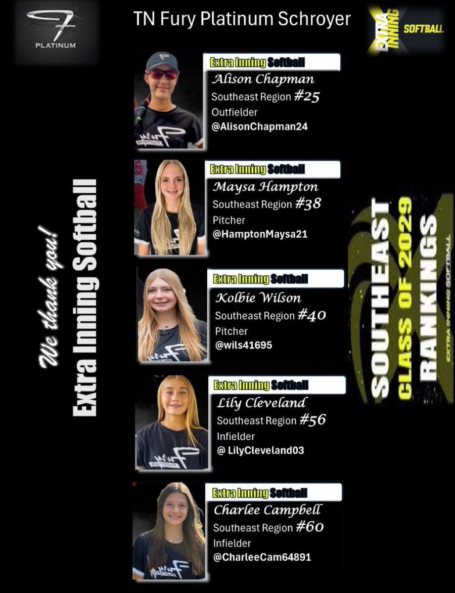 Alison (Chappy) Chapman 2029 tweet media