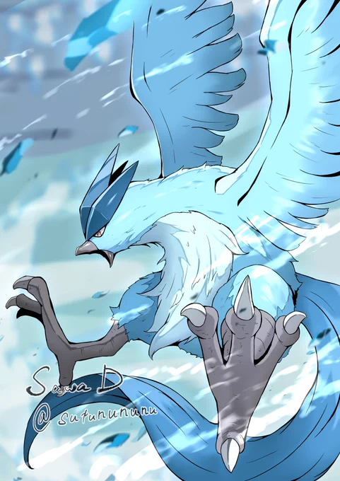 過去作 フリーザー #pokemonfanart #ポケモンイラスト