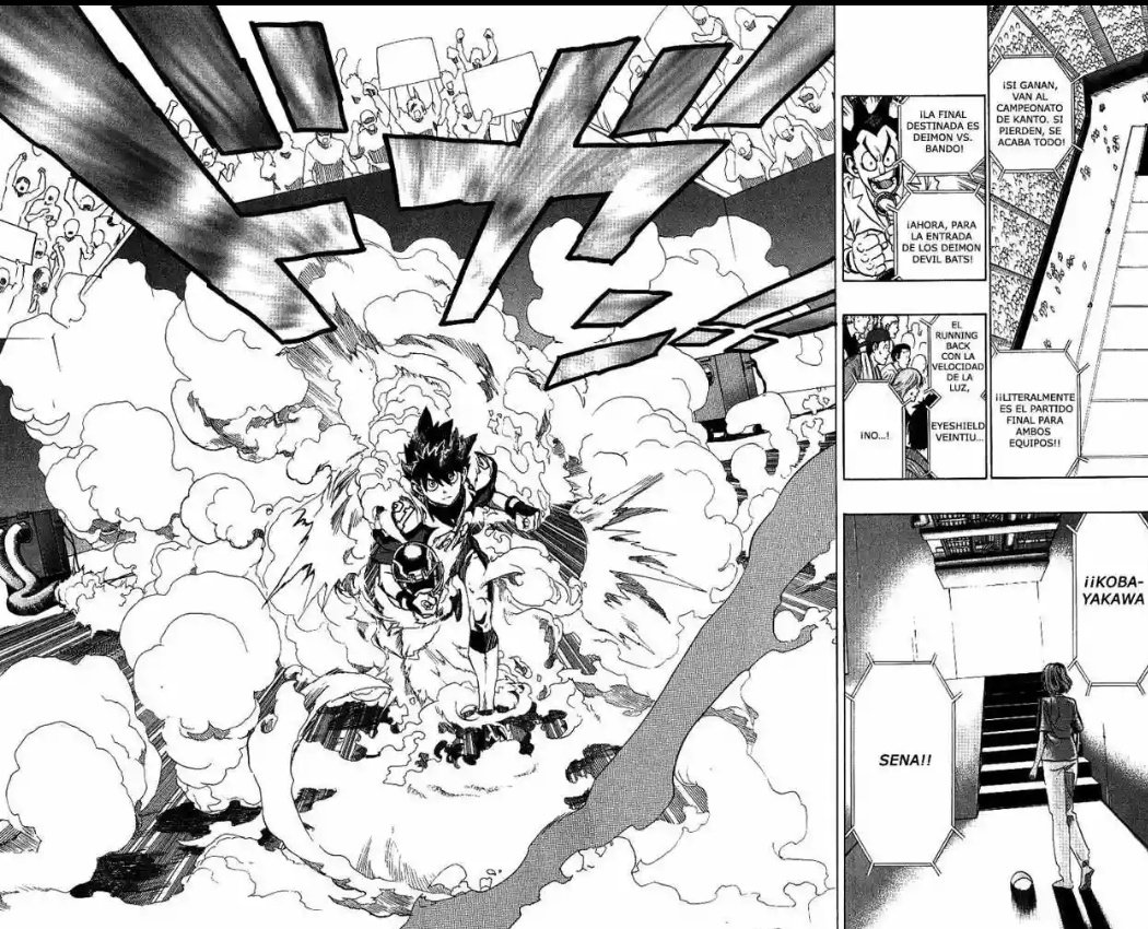 michunix's tweet photo. #Eyeshield AAAAAAA🔥🔥🔥 https://t.co/Xm74OiXocY