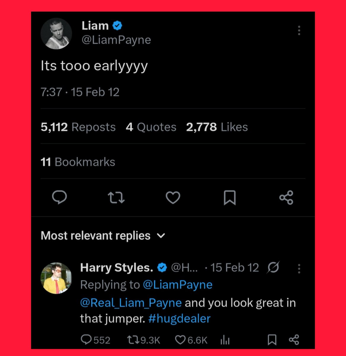 KStomska's tweet photo. 14 yrs ago today we were blessed with this Lirry exchange 💚❤️ 
#LiamPayne #HarryStyles #Lirry #Throwback #Memories https://t.co/BVDNGeRmvO