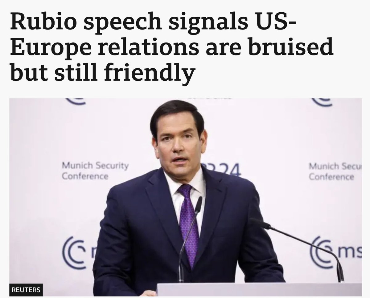 Marco Rubio’s speech at the Munich Security Conference was overflowing with the most egregious fascist, imperialist, white supremacist and climate denialist rhetoric. What’s more, it states unambiguously that the Trump regime will not be constrained by international law or any