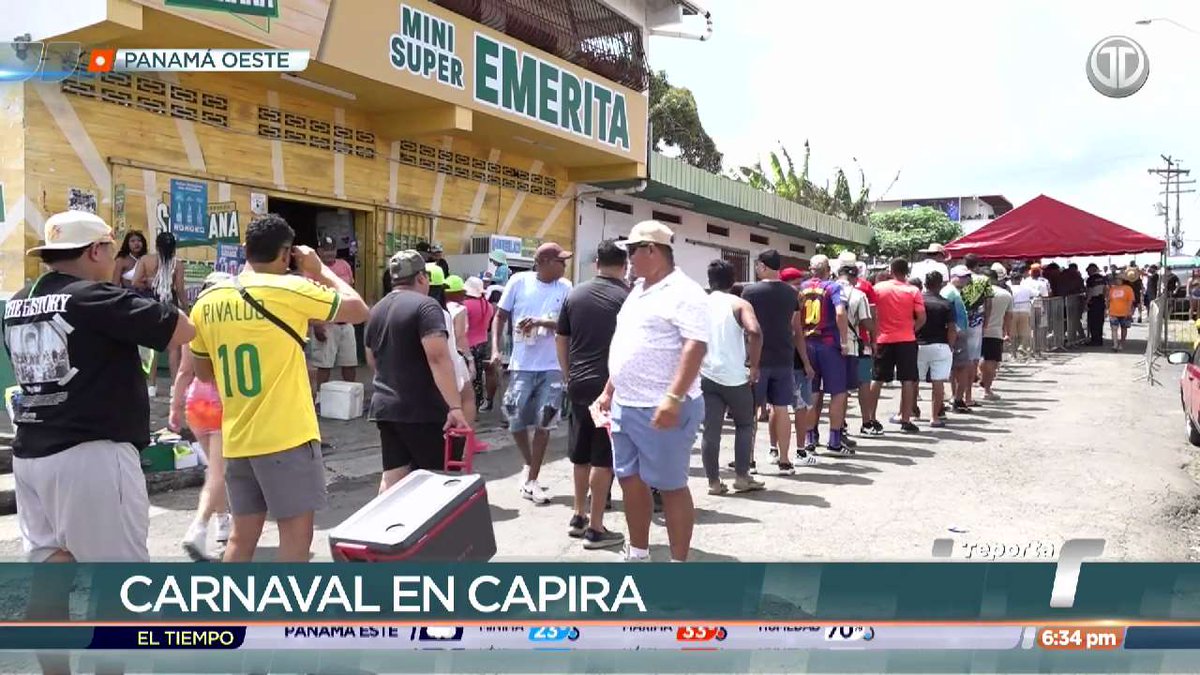TReporta's tweet photo. El Carnaval en Capira se desarrolló este domingo entre mucha diversión y estrictas medidas de seguridad. Comerciantes y emprendedores aprovecharon para ofrecer alimentos y bebidas, reportando buenas ventas. https://t.co/PWIXjYPejU