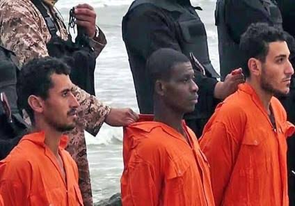Your antidote for the “faith alone” low IQ Protestant posts of the day. Exactly 11 years ago 21 Coptic Christians were beheaded for Christ. All were members of the Church founded by St Mark himself in 70 AD. All professed the Nicene Creed and espoused 7 Sacraments and Apostolic