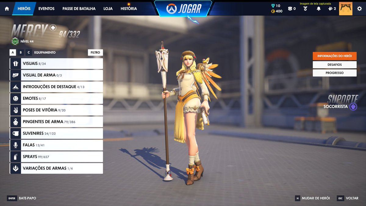 my dearest best friend gave me the mercy pompompurin skin and i couldn't be happier 💛💛💛💛💛