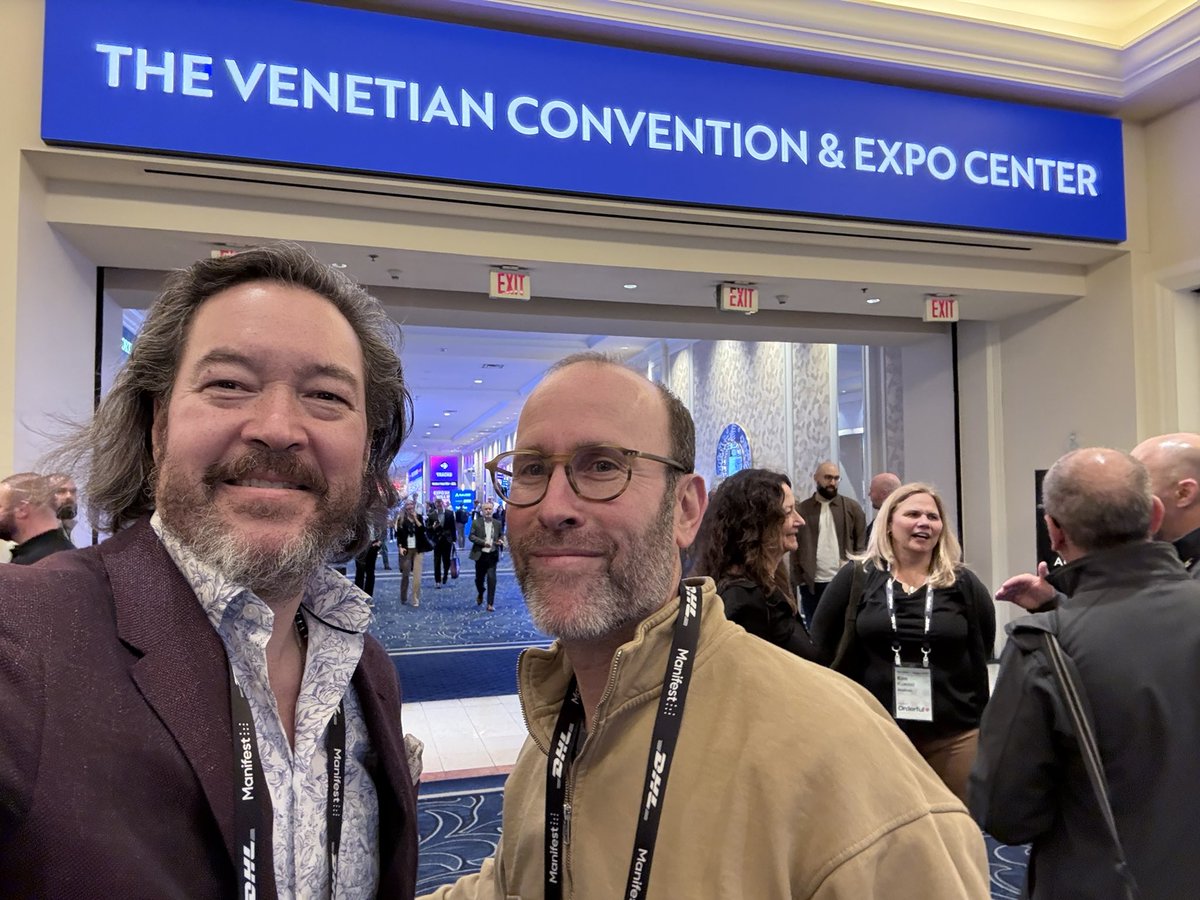 gcourtin's tweet photo. A quick trip to Las Vegas for #manifest2026 always great to see old friends and learn about what’s happening in #supplychain @Tecsys_Inc https://t.co/hH4TNAlDim