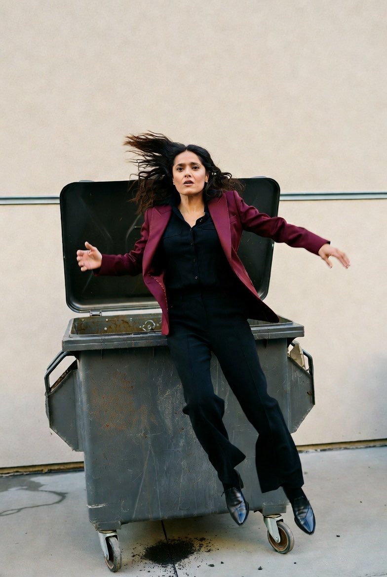 😅Pues ya sé que no me lo han preguntado, pero no vuelvo a ver a Salma Hayek en ninguna película o serie que ella produzca o actúe!

Ya está en el mismo bote de basura 🗑️ en donde tengo a Gael García, Diego Luna, Damián Alcázar, los Bichir y demás chairolastras!

He dicho. 😂😂😂