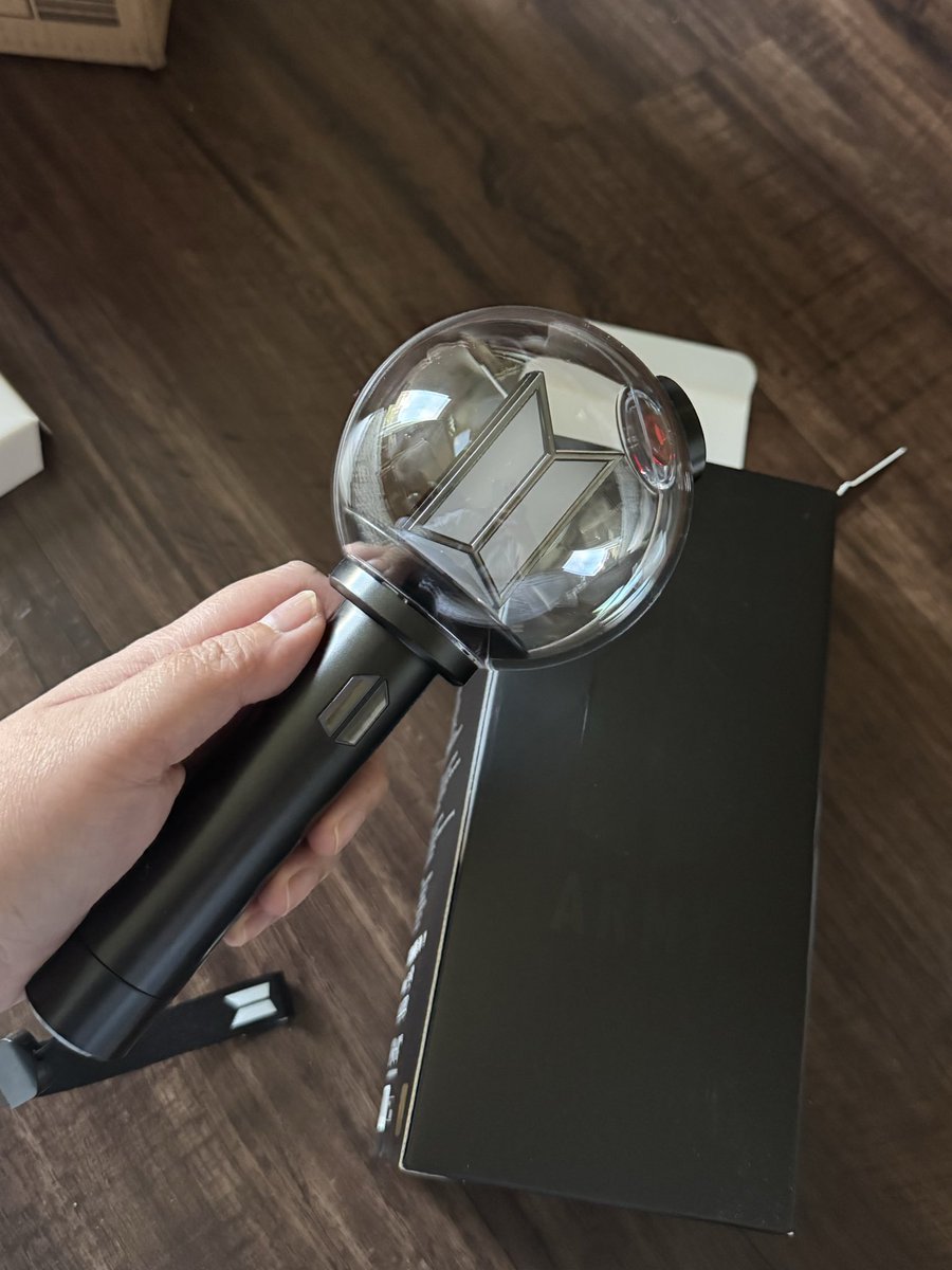 She’s so pretty! The new BTS Lightstick!
