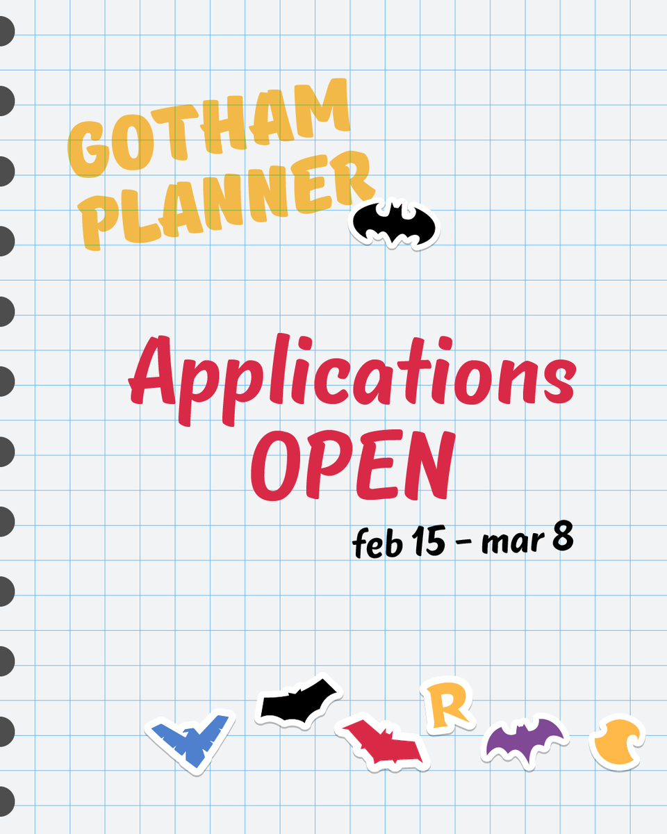 Gotham Planner || CANCELLED tweet media