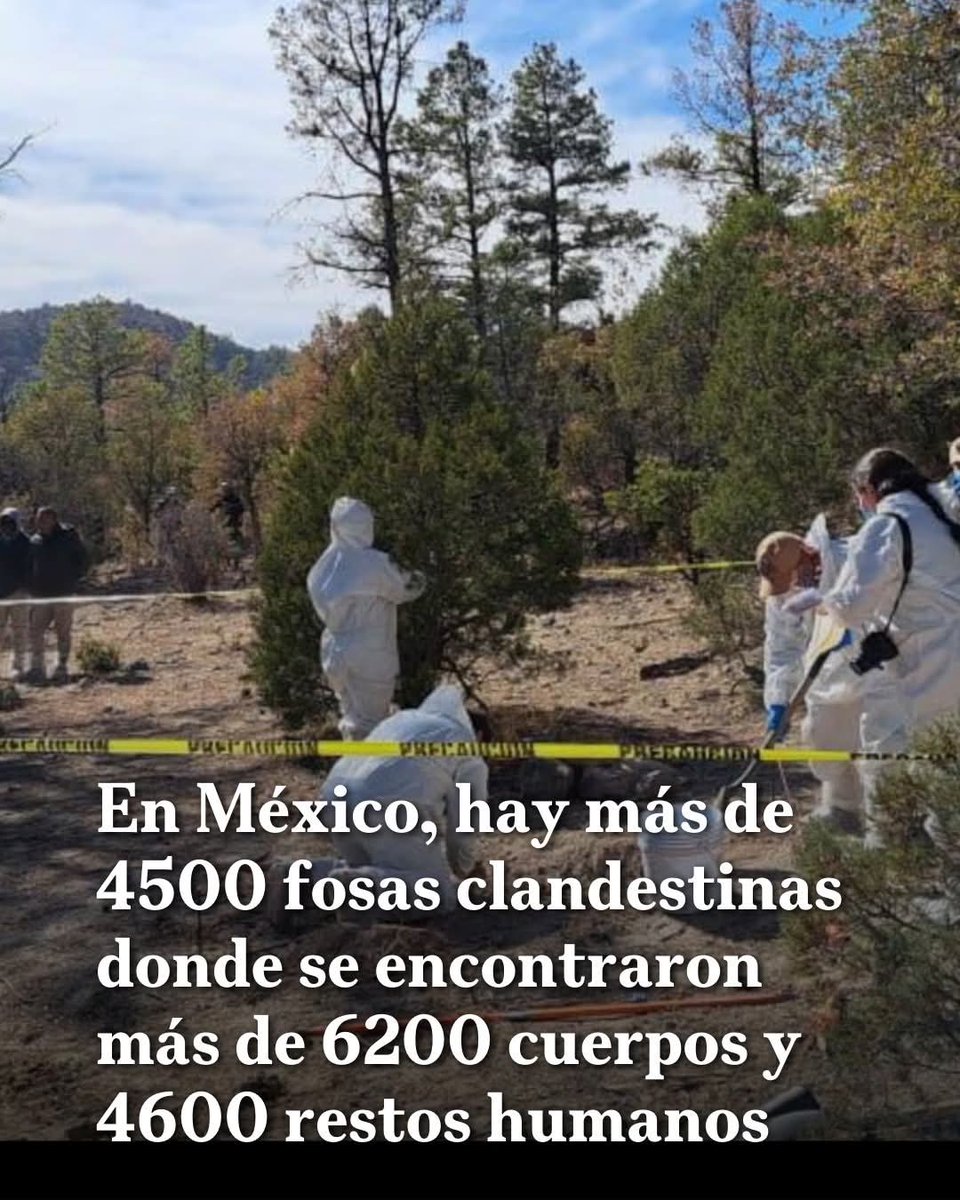 México suma más de 4500 fosas clandestinas y carece de datos claros sobre fosas comunes