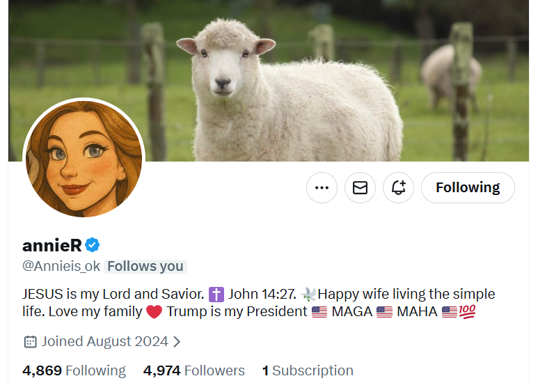 Can we help my good friend Annie hit a milestone 5K patriot friend's tonight?  She's so close! 🇺🇸🇺🇸🇺🇸
<a href="/Annieis_ok/">annieR</a>