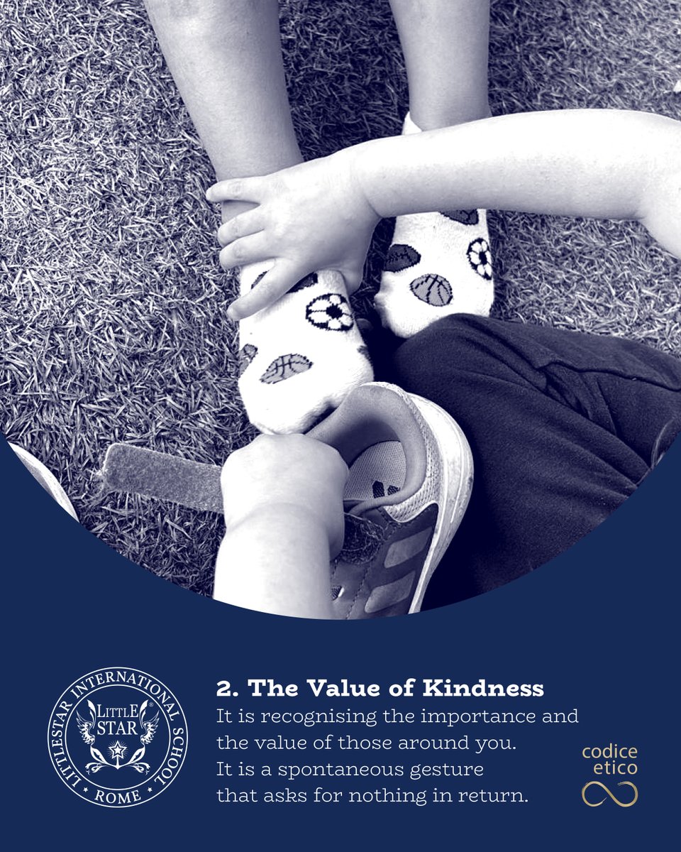 littlestar_rome's tweet photo. Kindness is how we spread love every day. 🌟
At Little Star, children learn that kindness means valuing those around them, giving without expecting anything in return, and having the courage to be sincere and respectful.
#Kindness #ValuesEducation #ConsciousParenting https://t.co/4uTKfSjtKV