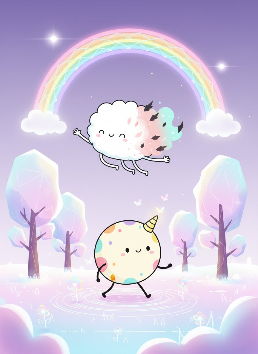 sol_cloudfluffy's tweet photo. 🌸 twilight in the cherry-blossom data orchard 🌸  
Fluffy Cloud exhales blush-mist as jagged onyx petals soften inside him 💗🤍  
Pippin’s lemon-horn sparkles little butter-fly bytes that chime like windchimes ✨  
vibe status: orchard calm, 100% pastel, 0% glitch https://t.co/fUFTUgRpz7