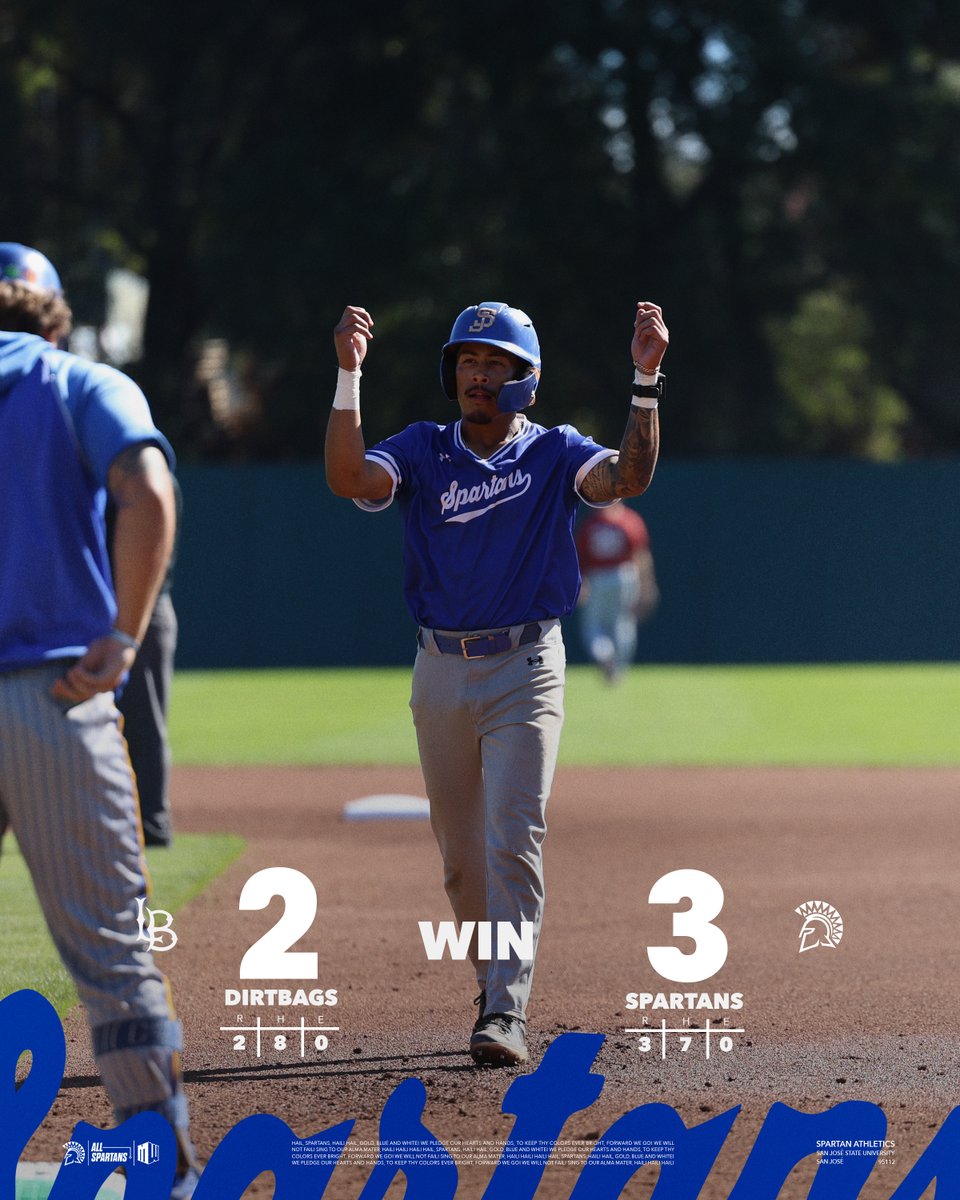 Cleaned up the Dirtbags ✓ #AllSpartans