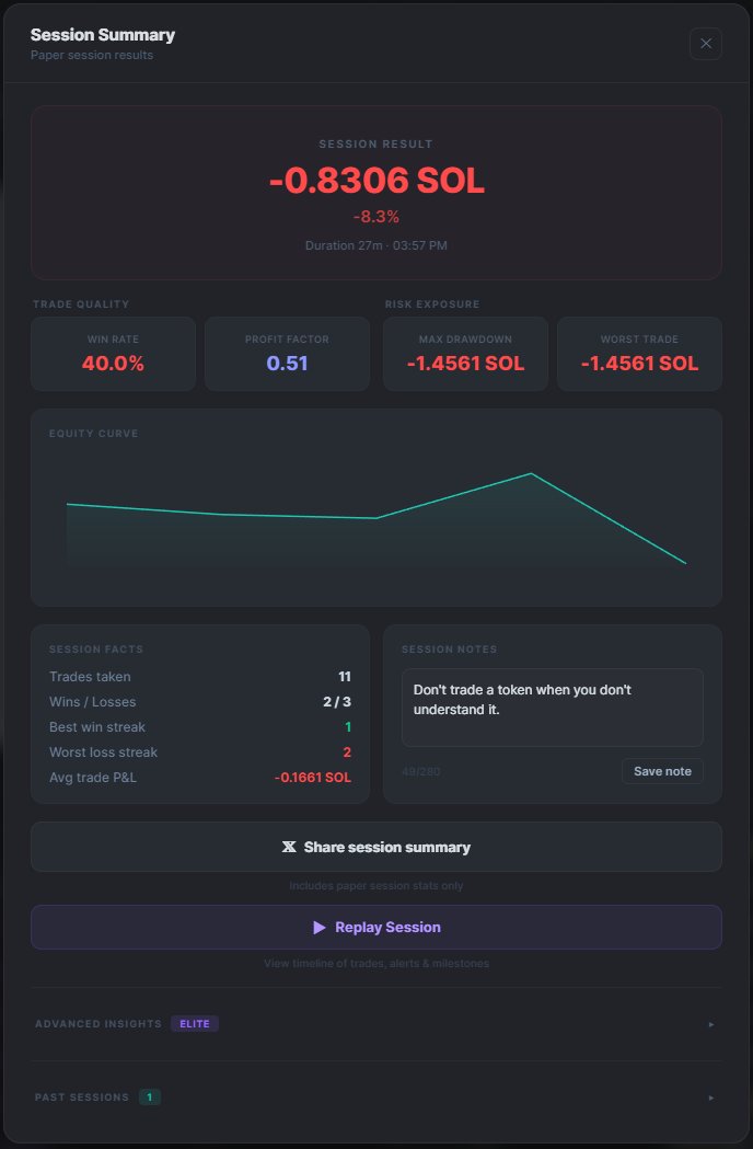 Today was ugly.

I built ZERØ to fix emotional trading.
Still caught myself forcing entries.
The difference now:
I get the data instead of denial.

Back tomorrow.